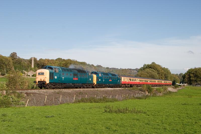 Photo of 55019 + 55002 near Preston under Scar