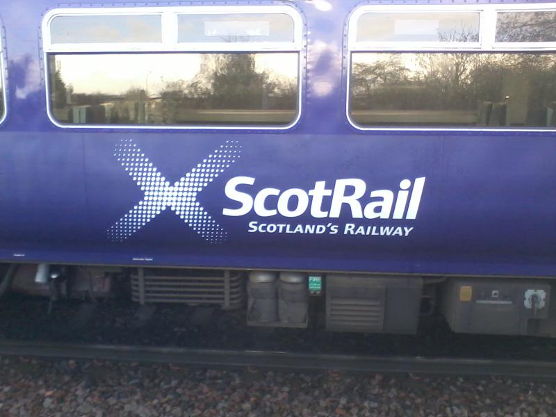 Photo of Scotrail logo on 156510