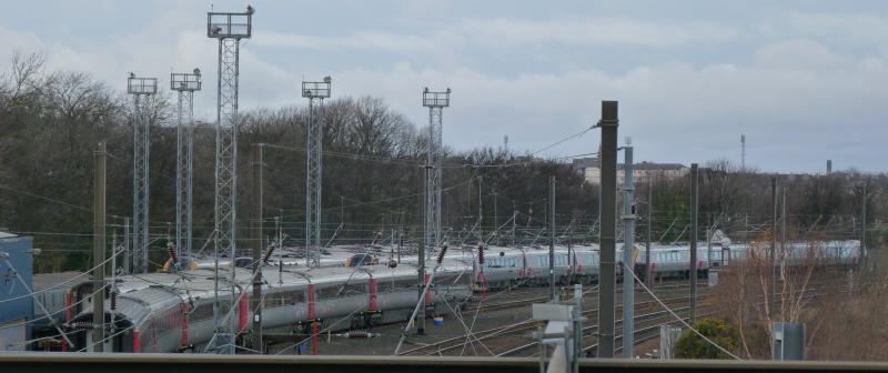 Photo of Craigentinny Carriage sidings Xmas day 2011