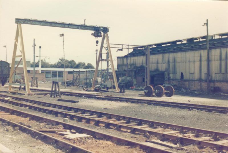 Photo of Carstairs Station yard lifting frame