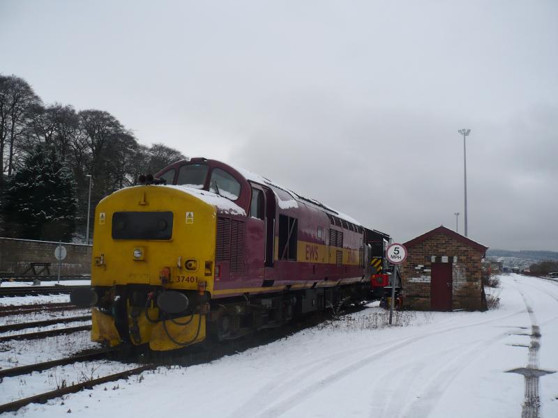 Photo of 37401 at Inverness Millburn Yard on 16/02/2010.