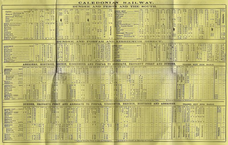 Photo of Caledonian Railway Timetable 1887 3.jpg