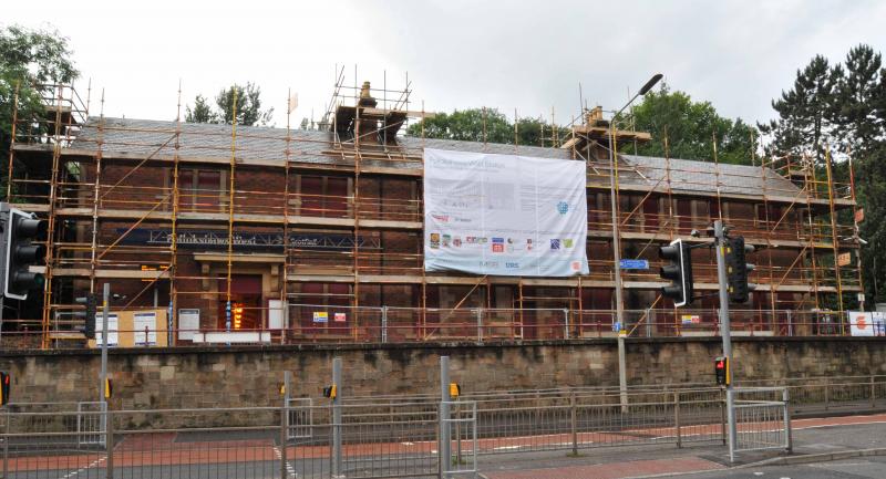 Photo of New Sign Outside Pollokshaws Station