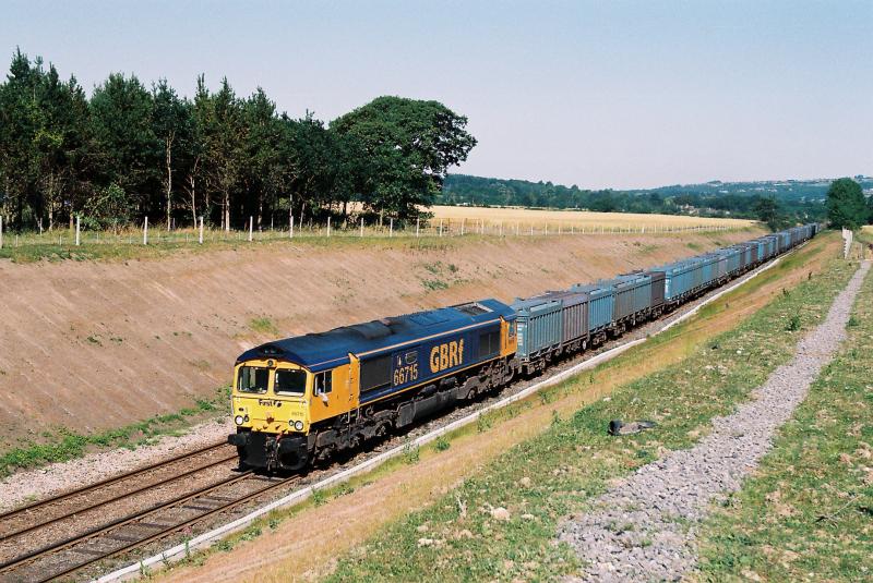 Photo of 66715 Broomhaugh cutting, diverted gypsum