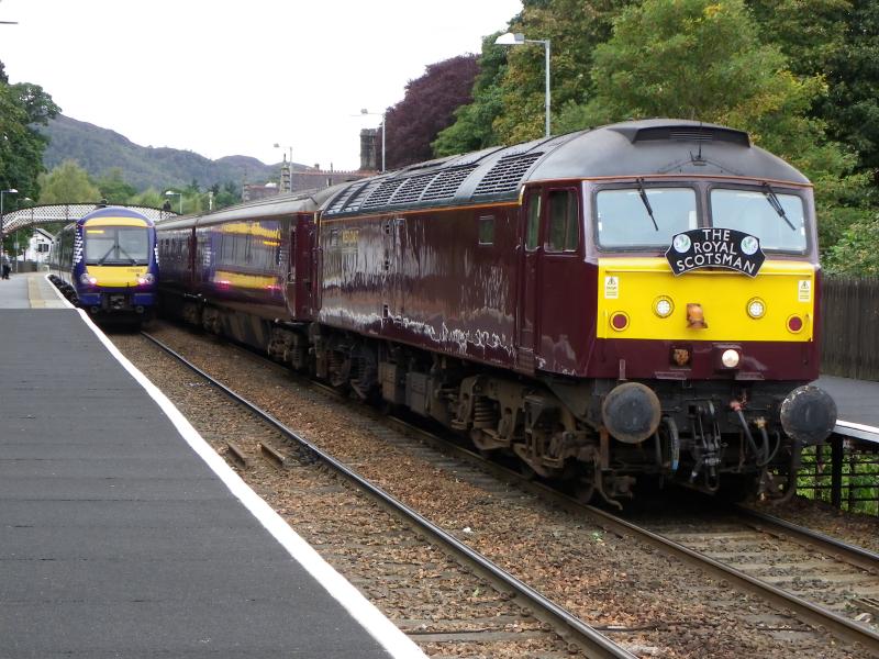 Photo of 47237 on Royal Scotsman Duty at Pitlochry