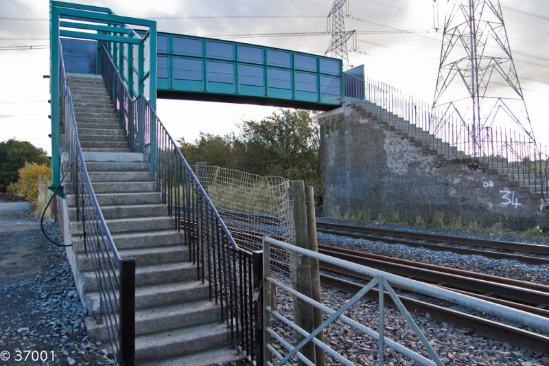 Photo of New footbridge at Powis farm near Plean