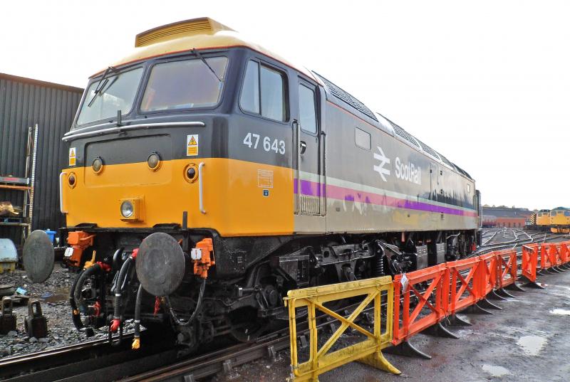 Photo of 47643 at Bo'ness 24th Nov 2012