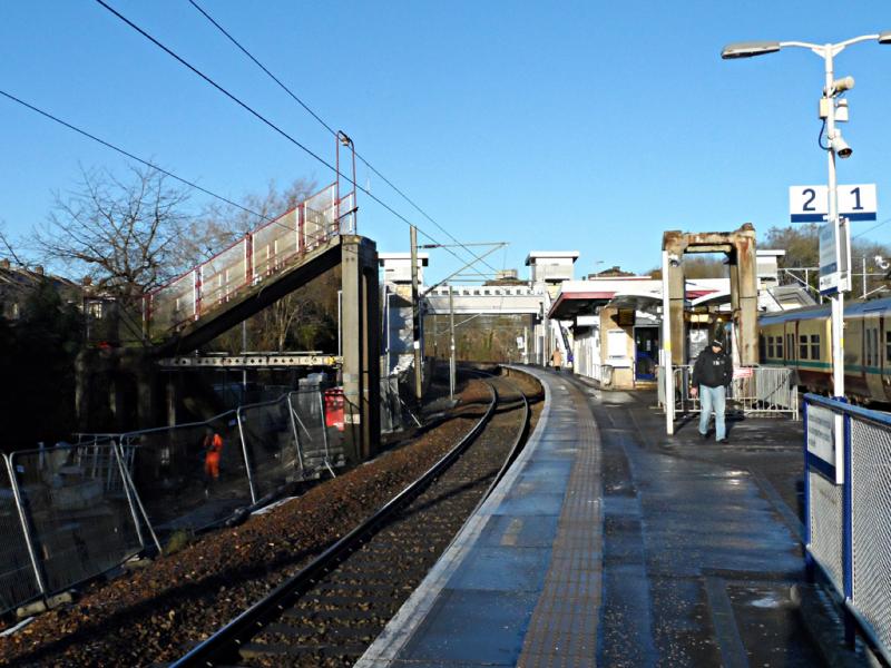 Photo of Hyndland footbridge removed