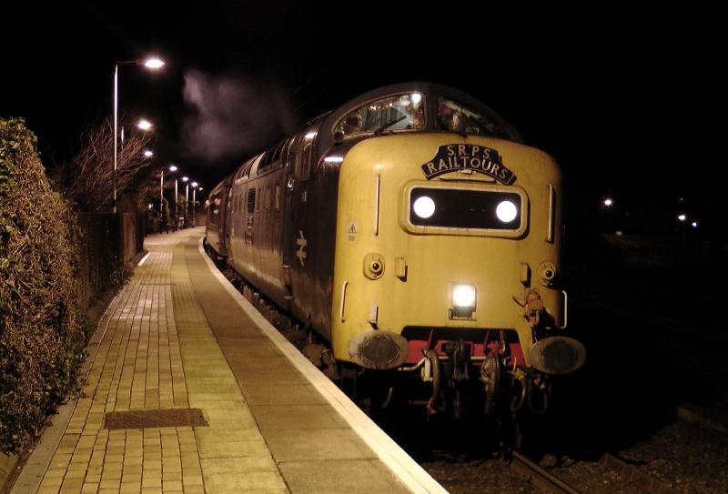 Photo of 55022 1Z19 Lincoln to Linlithgow at Dunbar 07/12/12