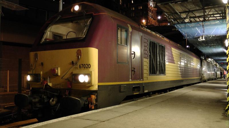 Photo of 67020 1E27 1830 Edinburgh to London Kings Cross 04/01/13