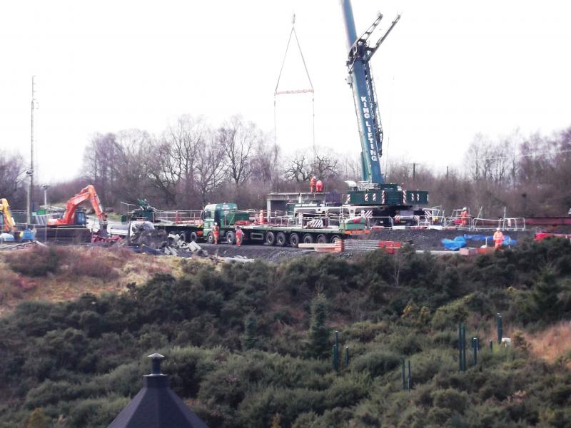 Photo of New bridge West of Tamfourhill one