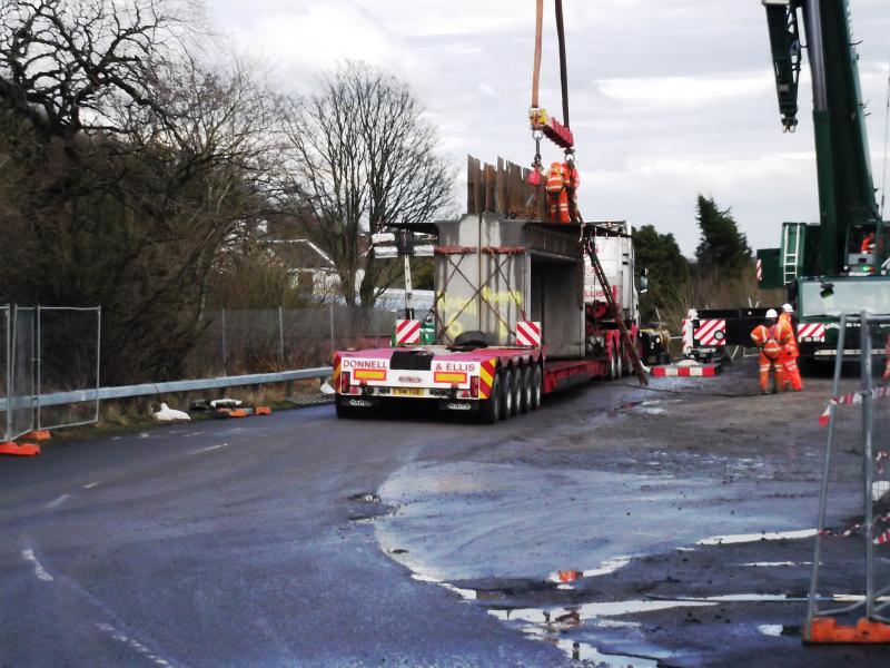 Photo of New bridge West of Tamfourhill two