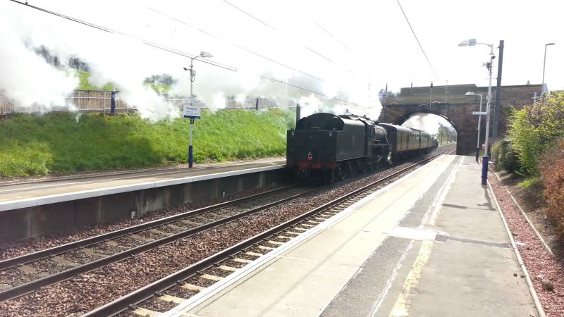 Photo of 45407 & 44871 @ Stoneybank 28/4/13. pic 2