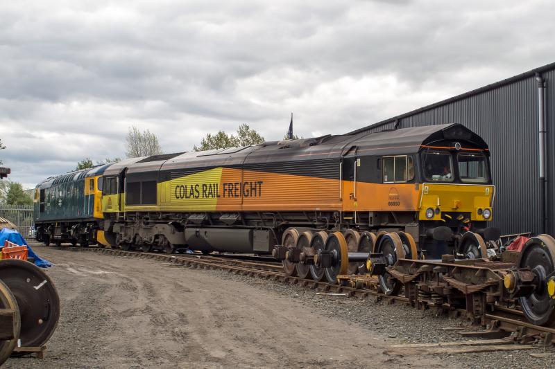 Photo of Colas Rail 66850 at Bo'ness 26May'13