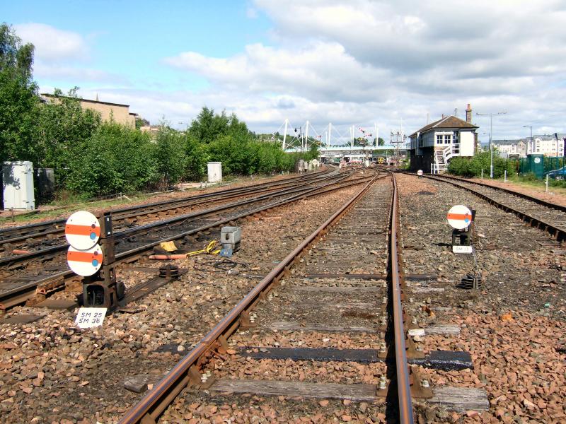 Photo of Stirling Middle Engineers Sidings prior to the signals being removed. 1 