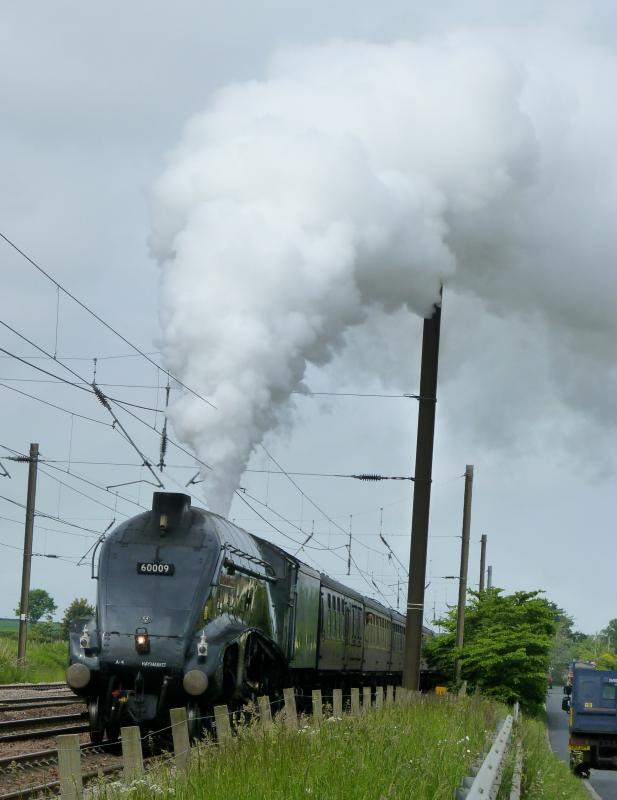 Photo of 60009 blows off at Drem