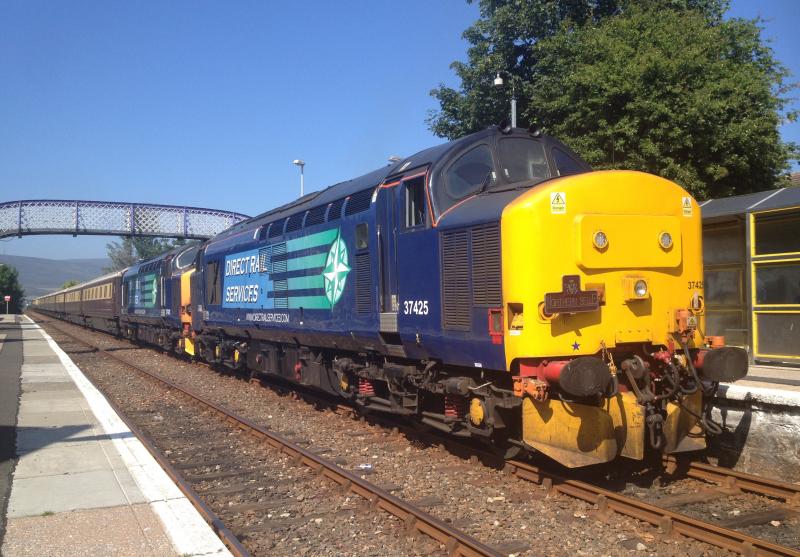 Photo of 37425 37423 20/07/13 Northern Belle at Brora