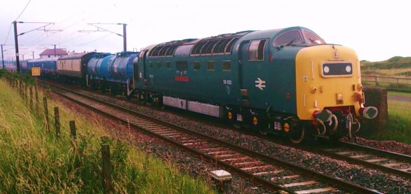 Photo of 55 022 / D9000 Gailes Level Crossing 27/7/13