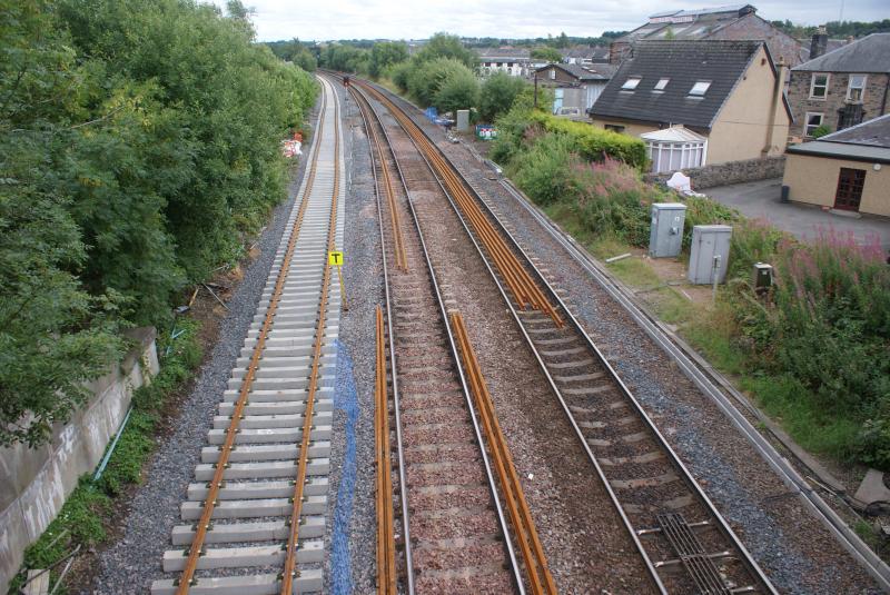 Photo of From Kerse Road bridge looking south 18.08.13