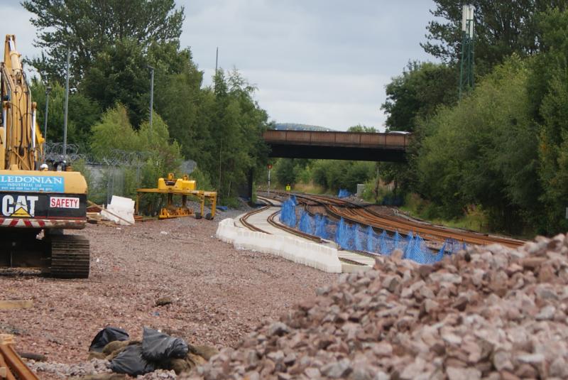 Photo of Looking south from the Forthside link road 18.08.13