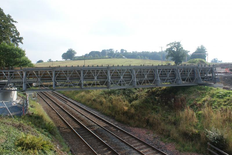 Photo of Temporary Bridge at Mill of Keir.