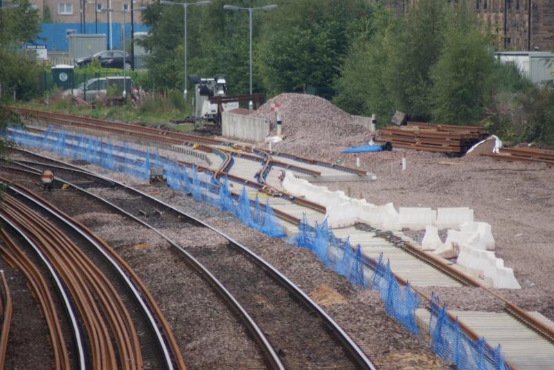 Photo of The new Engineer's siding points are installed 25.08.13