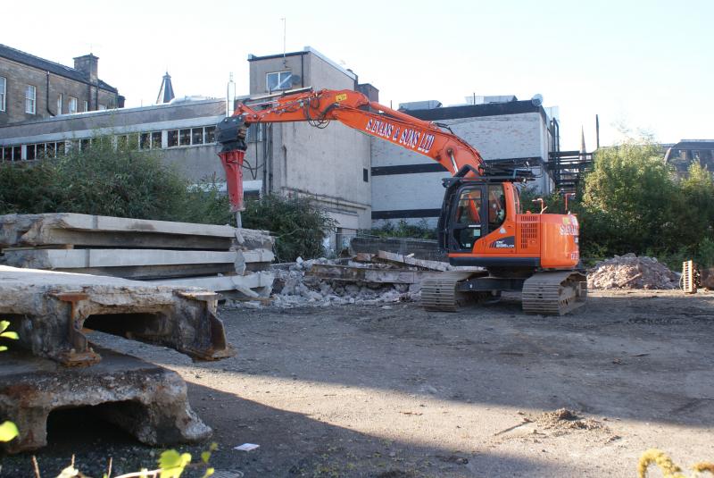 Photo of The Shore Road old deck sections getting recycled