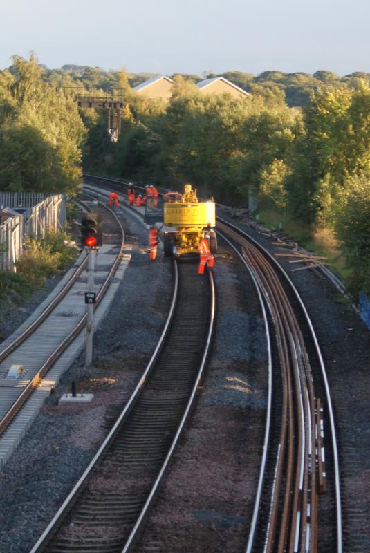 Photo of The Up Main has been relaid at Stirling