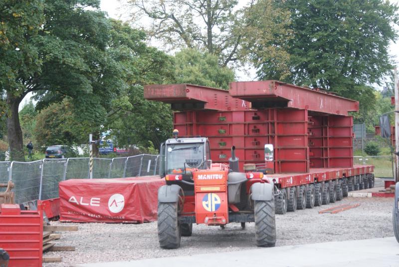 Photo of Another view of the bridge transporter at Causewayhead Road