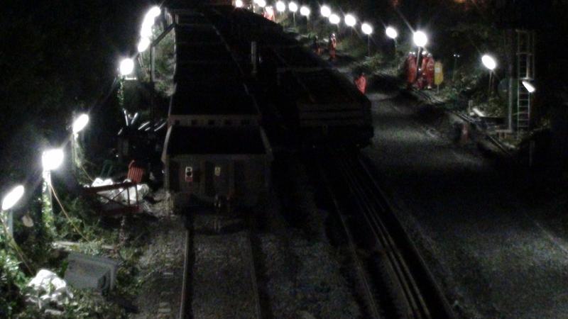 Photo of First train on the new loop at Stirling?