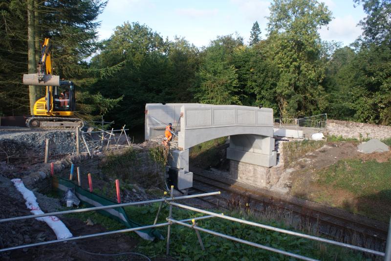 Photo of The new Mill of Keir bridge 003. 29.09.13