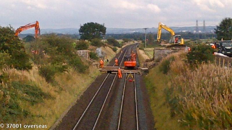 Photo of Plean farm bridge is gone 2