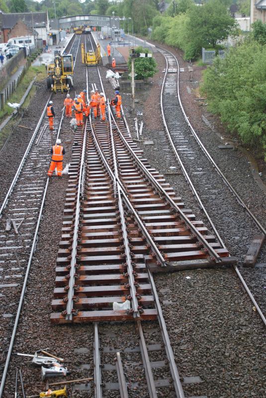 Photo of Track lowering at Dunblane 004