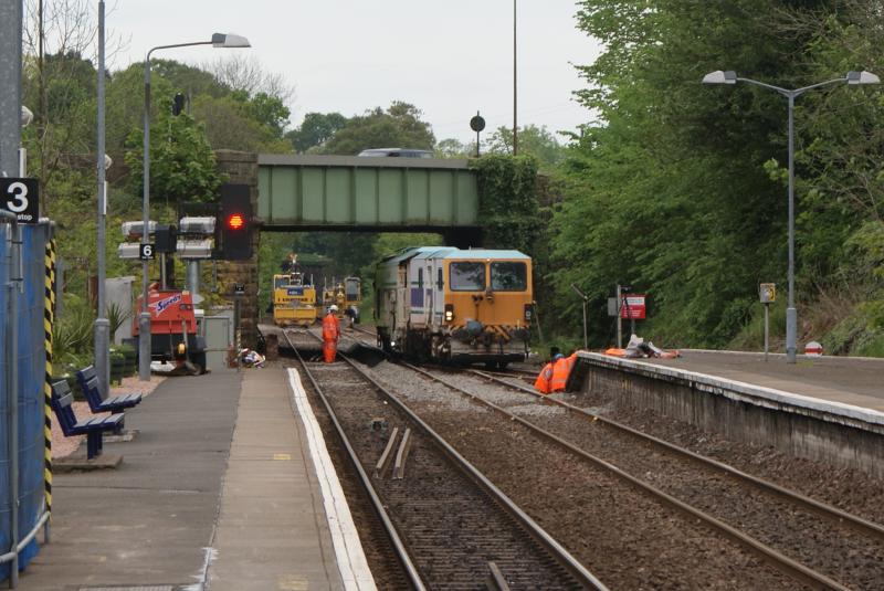 Photo of Track lowering at Dunblane 006