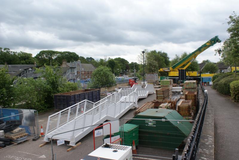 Photo of Dunblane new bridge progress 01.06.14 004