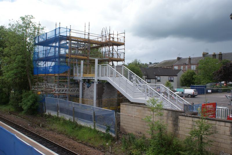 Photo of Dunblane new bridge progress 08.06.14 004