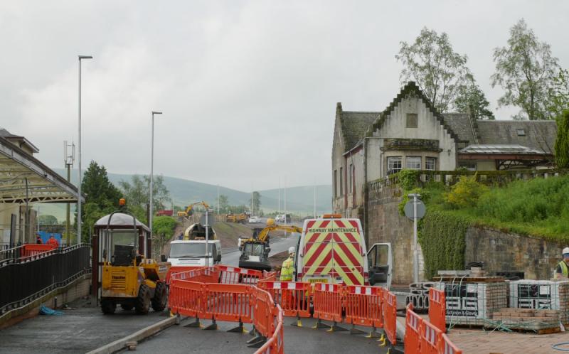 Photo of Gleneagles Station rebuild 2014