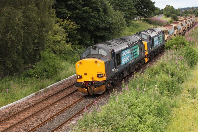 Photo of 37602 & 37259 6K40 Lairg - Mossend - The Return