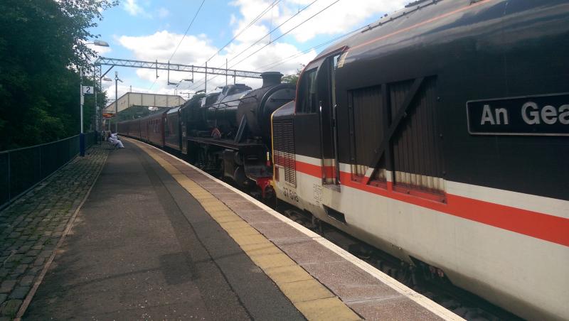 Photo of 37518 with 45231 at Westerton