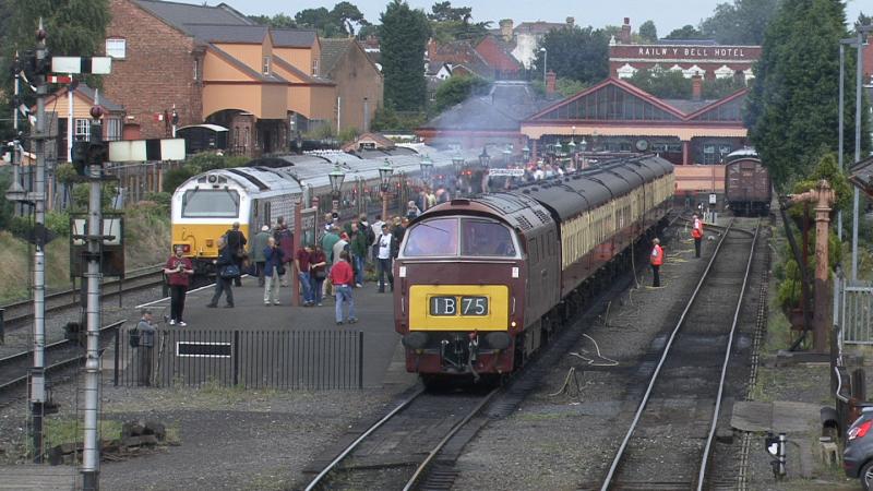 Photo of chilton  uk railtours and western d1015  at  kidderminster   svr  