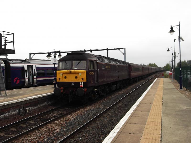 Photo of 47804 on the rear on the empty stock. 