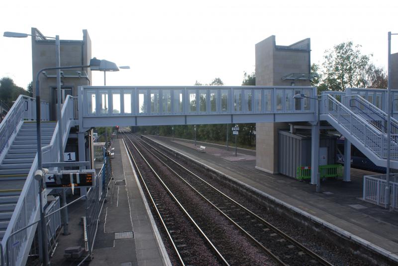 Photo of Dunblane Station's New Bridge and Lifts Almost Ready 004