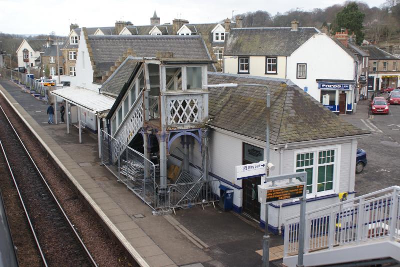 Photo of Dunblane grey bridge almost gone 001