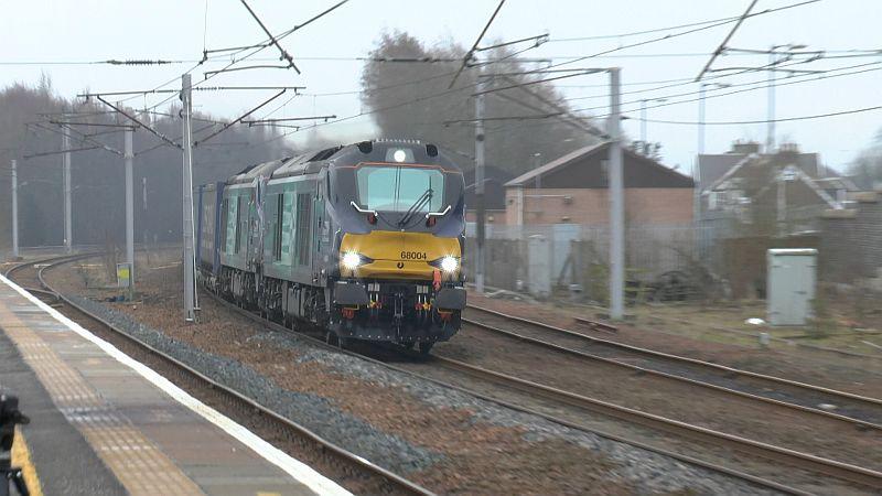 Photo of Class 68s at Carstairs