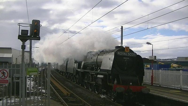 Photo of Duchess of Sutherland at Penrith on Winter CME