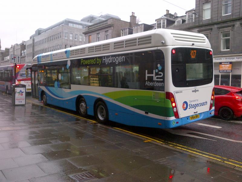 Photo of Aberdeen Hydrogen bus