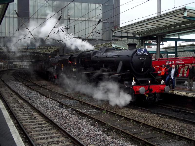 Photo of 45407 and 45690 ar Carlisle