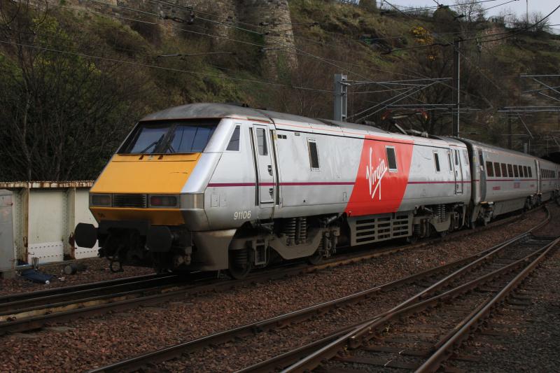 Photo of Virgin logo Class 91