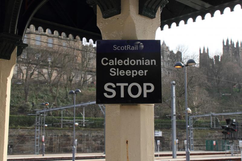 Photo of Caledonian Sleeper sign