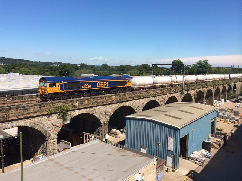 Photo of 66736 6S45 Slateford Viaduct July 2015